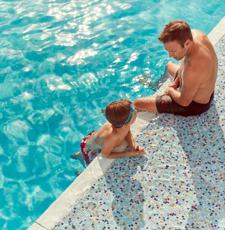 Pools and relaxation.